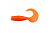 Твистер YAMAN PRO Spry Tail, р.2 inch, цвет #03 - Carrot gold flake (уп. 10 шт.)