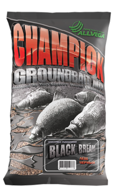 Прикормка "ALLVEGA" Champion Black Bream черный лещ 1кг