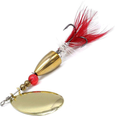 Блесна вращ. Namazu Unwin, вес 10 г, цвет 02 (латунь)