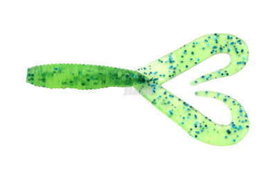 Твистер YAMAN PRO Loop-Two, р.5 inch, цвет  #02 - Chartreuse (уп.5 шт)
