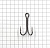 Крючок Namazu «Double Hook», размер 1/0 (INT), цвет BN, двойник (1 шт.)