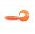 Твистер YAMAN Spiral, р.6 inch, цвет # 03 - Carrot gold flake (уп. 4 шт.)