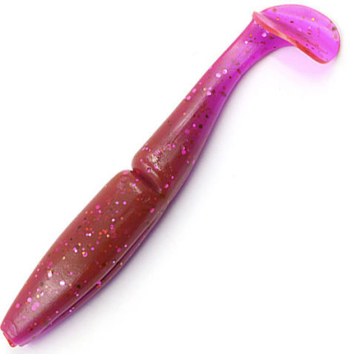 Виброхвост YAMAN Mamura, р.5 inch, цвет #21 - Magic Violet (уп. 4 шт.)