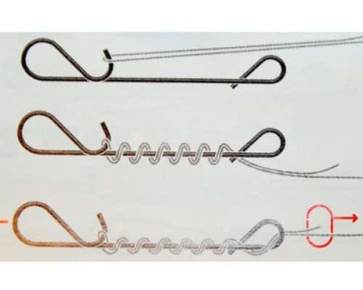 Безузловая застежка Namazu WRAPPING SNAP, цв. BN, р. S, test-4 кг (уп.10 шт)
