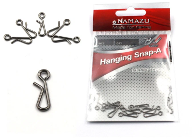 Застежка Namazu HANGING SNAP-A, цв. BN, р. 1, test-5 кг (уп.10 шт)