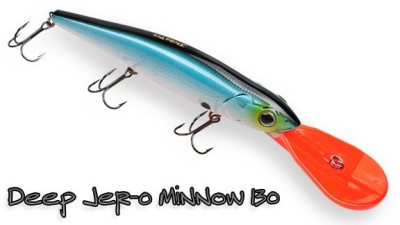 Воблер "STRIKE PRO" Deep Jer-O Minnow плав. 13см 31г EG-054F#A121F