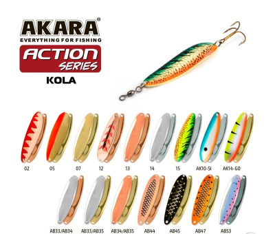 Блесна "Akara" Action Kola 90 21г AK10/Sil