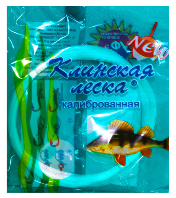 Леска в мотках "Клинская" белая ПА 0.50 100м