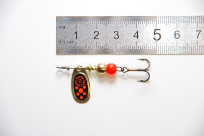 Блесна Mepps Black Fury Or 0 G 2гр