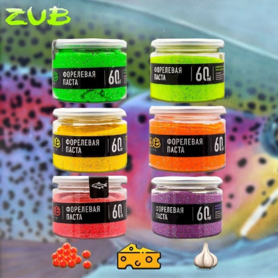 Форелевая паста ZUB 60 мл (в ассортименте)