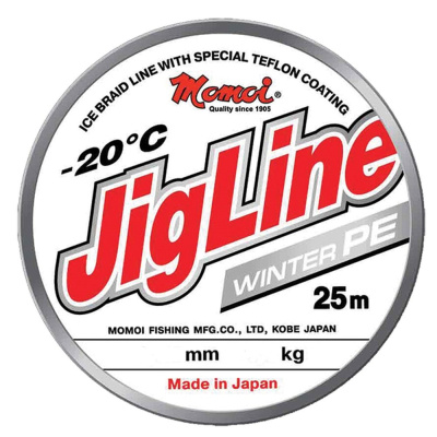 Шнур Momoi JigLine Winter 0.14мм 10.0кг 25м хаки