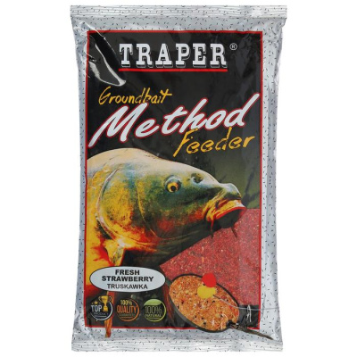 Прикормка "TRAPER" Метод фидер Клубника 750г 00177 (501744)
