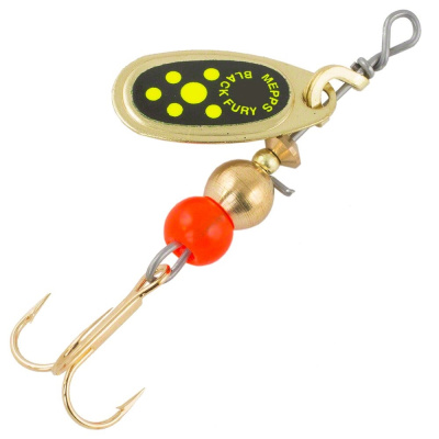 Блесна "MEPPS" Comet Black Fury №1 Chart G 3.5 гр.