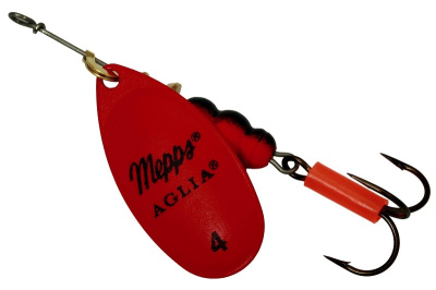 Блесна "MEPPS" Aglia Fluo №4 Red 9 гр.
