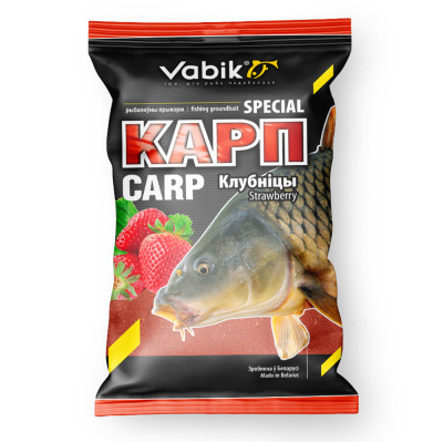 Прикормка "Vabik" Special карп клубника 1кг