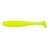 Виброхвост YAMAN PRO Plum Blossom, р.5 inch, цвет #02 - Chartreuse (уп. 5 шт.)