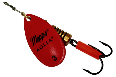 Блесна "MEPPS" Aglia Fluo №3 Red 6.5 гр.