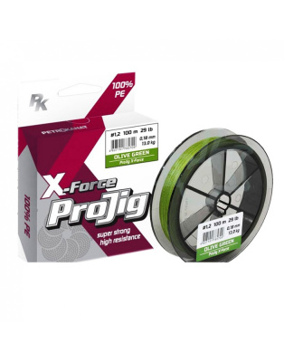 Шнур ProJig X-Force 0,14мм, 9,0кг, 150м, хаки