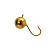 Мормышка вольфрам "LumiCom" Дробинка с ушком Ф5.5 золото