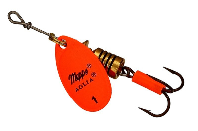 Блесна "MEPPS" Aglia Fluo №1 OR 3.5 гр.