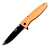 Нож складной "Firebird by Ganzo" с клипсой, дл.клинка 88 мм, сталь 440С, цв. жёлтый																	