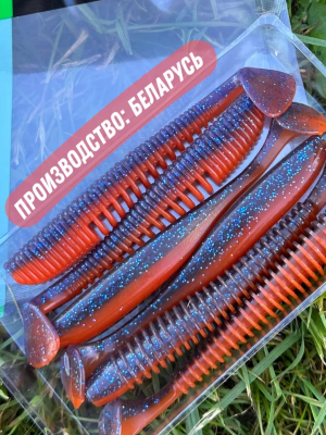 Виброхост Green Fish JIG MIX Awaruna 3,5" цв.05 (6 штук)