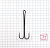 Крючок KOI "3 XL DOUBLE HOOK", размер 3/0 (INT), цвет BN, двойник (10 шт.)