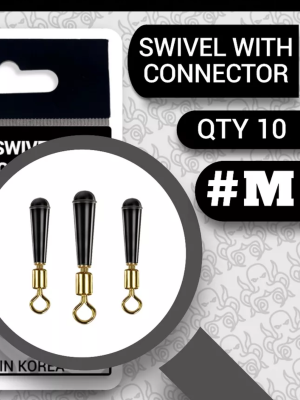 Адаптер для поплавков Big Fish Gear swivel  with connector M (10 шт.)