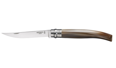Нож филейный Opinel №10, нержавеющая сталь, рукоять бубинга