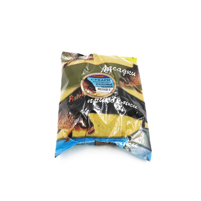 Добавка к прикормке Сухари панировочные КУКУРУЗНЫЕ чеснок 500 гр.