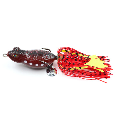 Лягушка-незацепляйка Namazu FROG с лапками, 65 мм, 16 г, цвет 04, двойник YR Hooks (BN) #2/0
