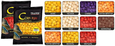 Кукуруза воздушная "TRAPER" Шоколад 4мм 20г 15043