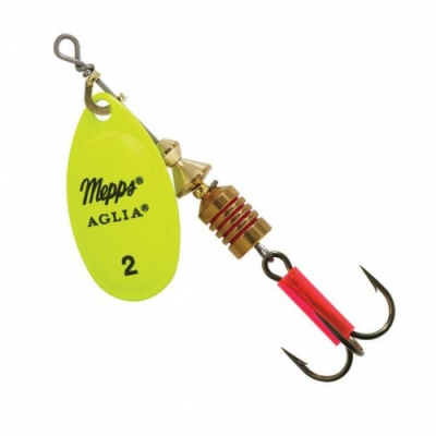 Блесна "MEPPS" Aglia Fluo №2 Chartreuse 4.5 гр.