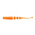 Слаг YAMAN PRO Dasty, р.0,9 inch, цвет #03 - Carrot gold flake (уп.15шт)
