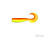 Твистер YAMAN Lazy Tail Shad, р.7 inch цвет #25 - Sunshine (уп. 3 шт.)